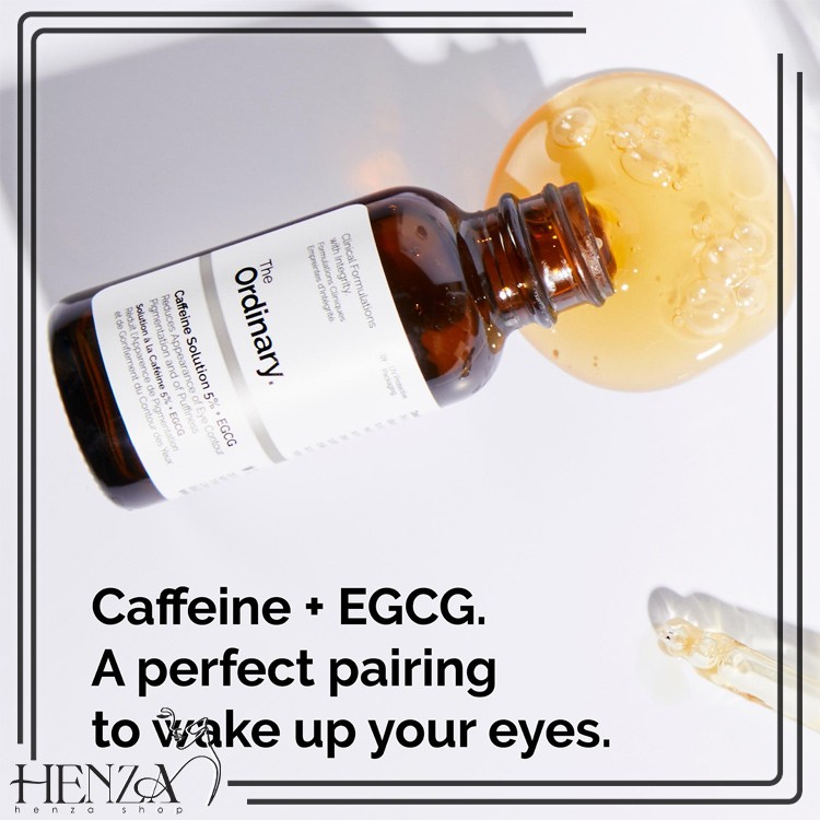 سرم دور چشم ضد تیرگی و پف کافئین اوردینری اصل The Ordinary Caffeine Solition 5%+EGCG 