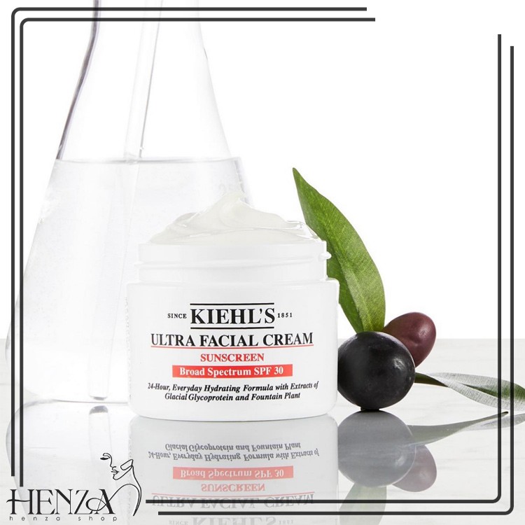 کرم مرطوب کننده و ضد آفتاب و محافظ 24 ساعته صورت مدل اولترا کیلز Kiehl's Ultra Facial Cream SPF 30